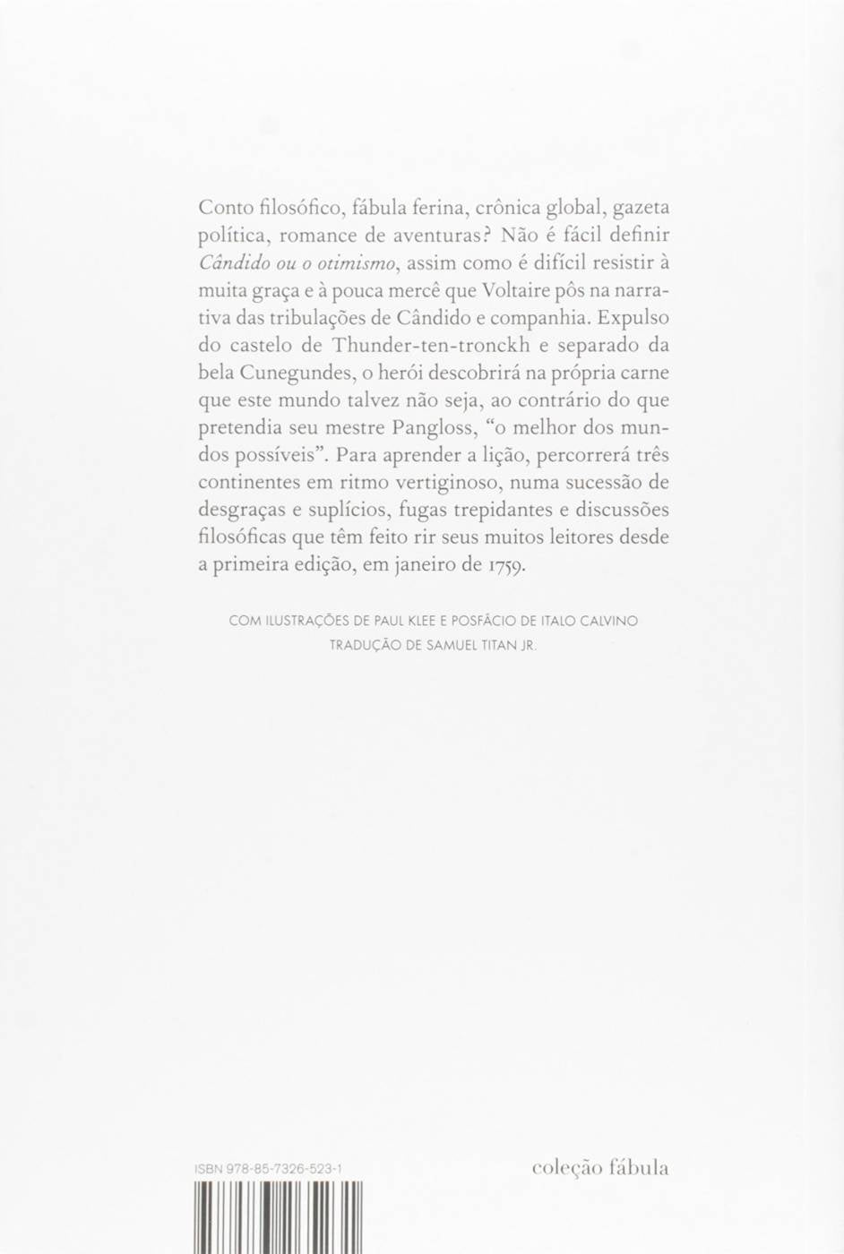Cândido ou O Otimismo - Voltaire