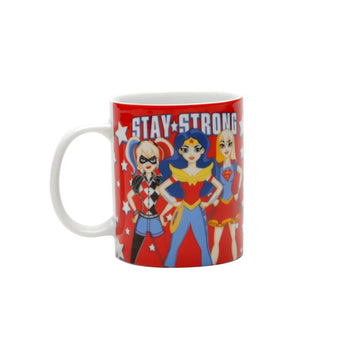Caneca DC Super Hero Girls - Arlequina, Mulher-Maravilha e Supergirl