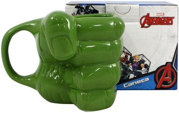Caneca 3D Punho do Hulk