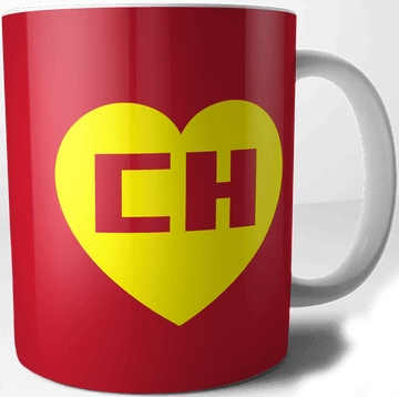 Caneca Chapolin Colorado Logo Vermelho/Amarelo