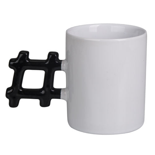 Caneca Com Marcador - # Hashtag