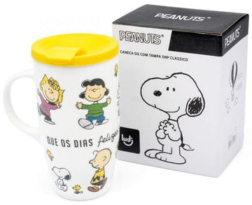 Caneca Com Tampa - Snoopy