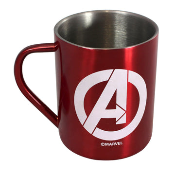 Caneca de Aço - Vingadores Logo
