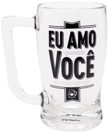 Caneca de Chop - Eu Amo Você