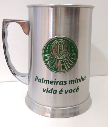 Caneca de Inox Palmeiras Luxo