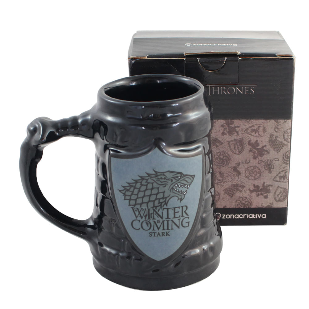 Caneca Game Of Thrones - Escudo Stark