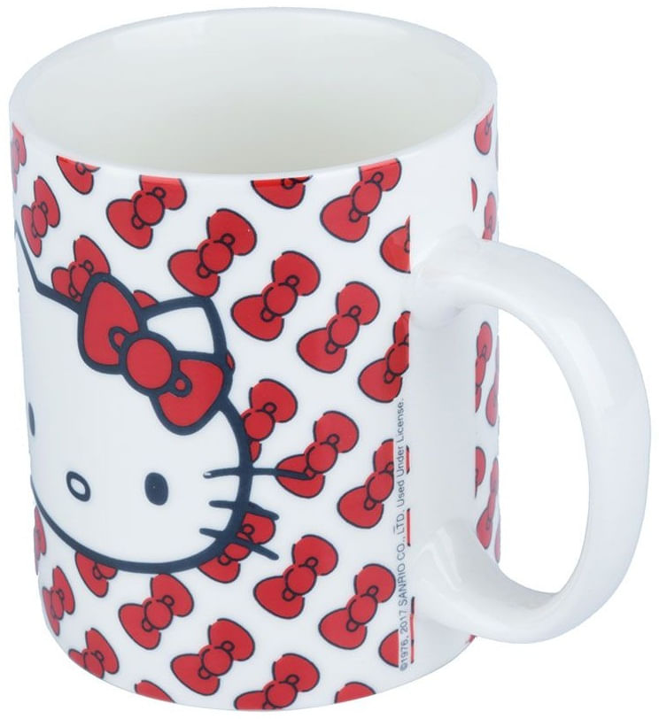 Caneca Hello Kitty - Gravatinhas borboletas