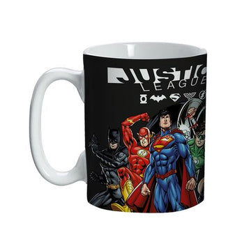 Caneca Mini - Liga da Justiça em Porcelana 135 Ml