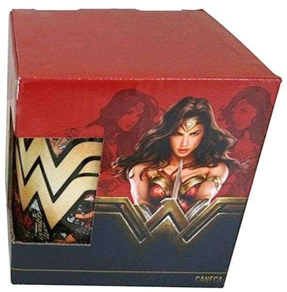 Caneca Mulher-Maravilha Logos Comics