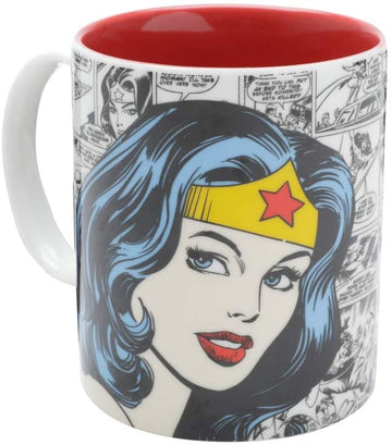 Caneca Porcelana Mulher Maravilha Colorido