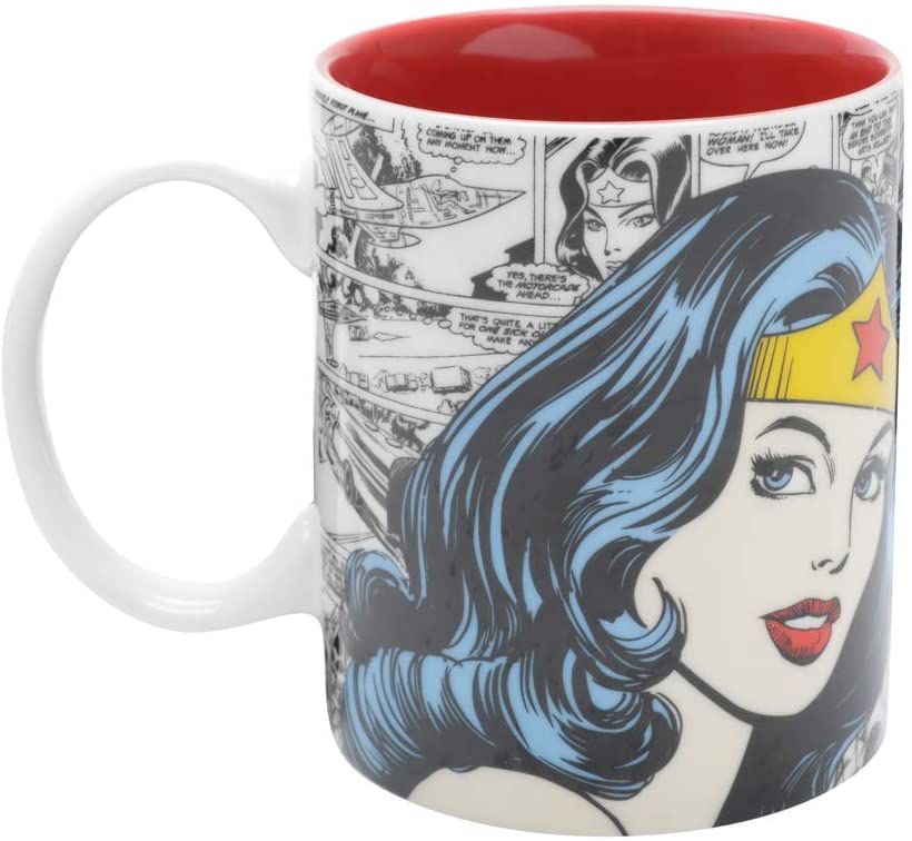 Caneca Porcelana Mulher Maravilha Colorido