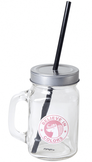 Caneca Pote com Canudo - Unicórnio Believe