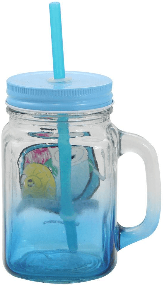 Caneca Pote - Vidro - Hora de Aventura