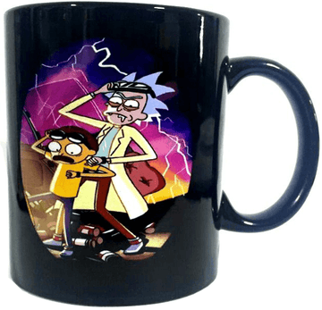 Caneca Rick and Morty - Back to the Future