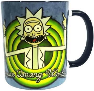 Caneca Rick and Morty - Peace Among Worlds