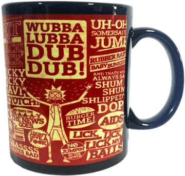 Caneca Rick and Morty - Wubba Lubba Dub Dub