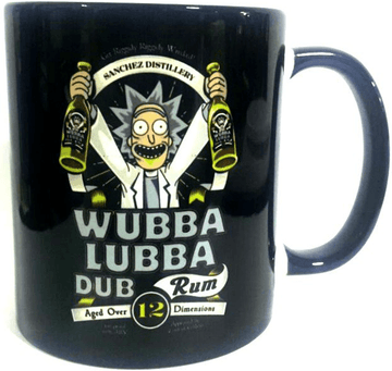 Caneca Rick and Morty - Wubba Lubba Dub Rum