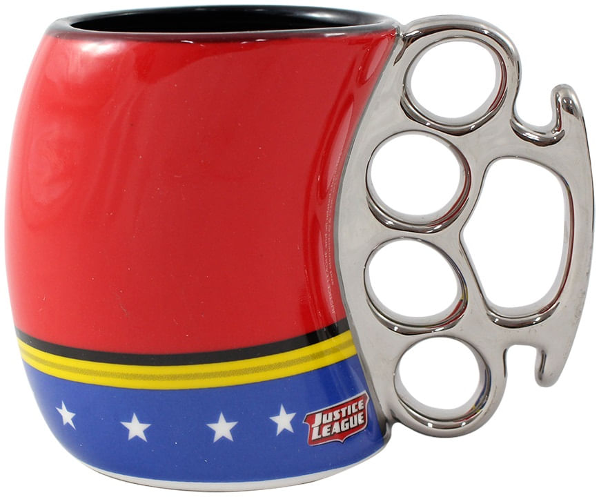 Caneca Soco Inglês - Justice League - Wonder Woman
