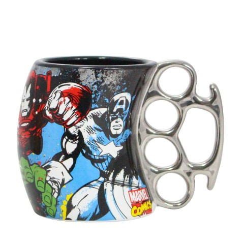 Caneca Soco Inglês - Marvel Heroes