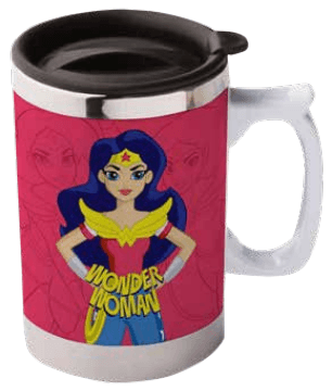 Caneca Térmica DC Super Hero Girls - Mulher-Maravilha