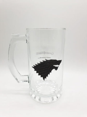 Caneca Vidro Game Of Thrones - Stark