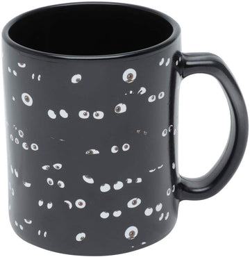 Caneca Vidro Mágica Uvl Minions Characters Preto/Amarelo 8X9.5Cm 330Ml