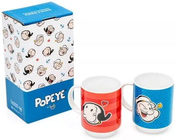 Canecas Empilháveis Popeye e Olivia