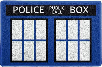 Capacho criativo - Doctor Who - Police Box