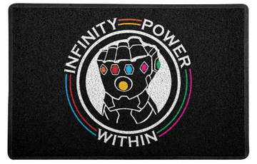 Capacho criativo - Manopla do Infinito