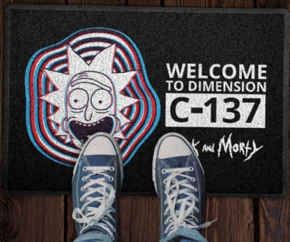 Capacho Criativo - Rick and Morty - C-137