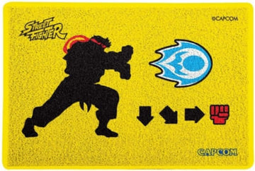 Capacho Criativo - Street Fighter - Hadouken - Amarelo