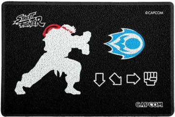 Capacho Criativo - Street Fighter - Hadouken - Preto