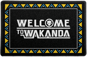 Capacho criativo - Welcome to Wakanda