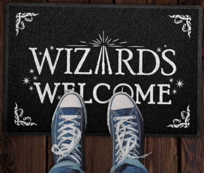 Capacho Criativo - Wizards Welcome