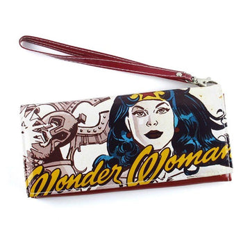 Carteira Mulher Maravilha Face Vintage com Alça