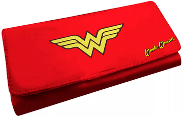 Carteira Mulher Maravilha - Vermelha