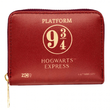 Carteira Vermelha - Plataforma 9 3/4