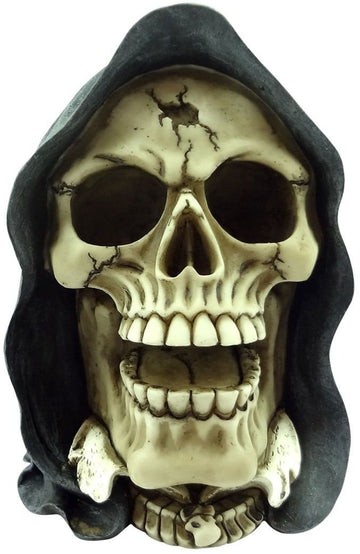 Caveira com Capa Preta