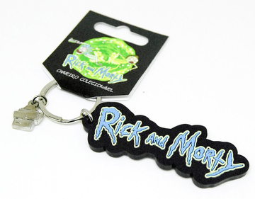 Chaveiro de Borracha Logo - Rick and Morty Oficial