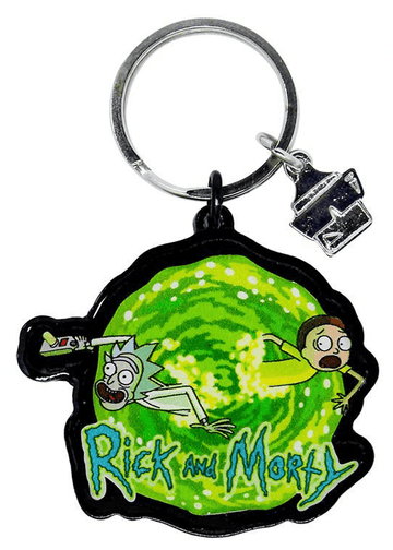 Chaveiro de Metal Logo - Rick and Morty Oficial