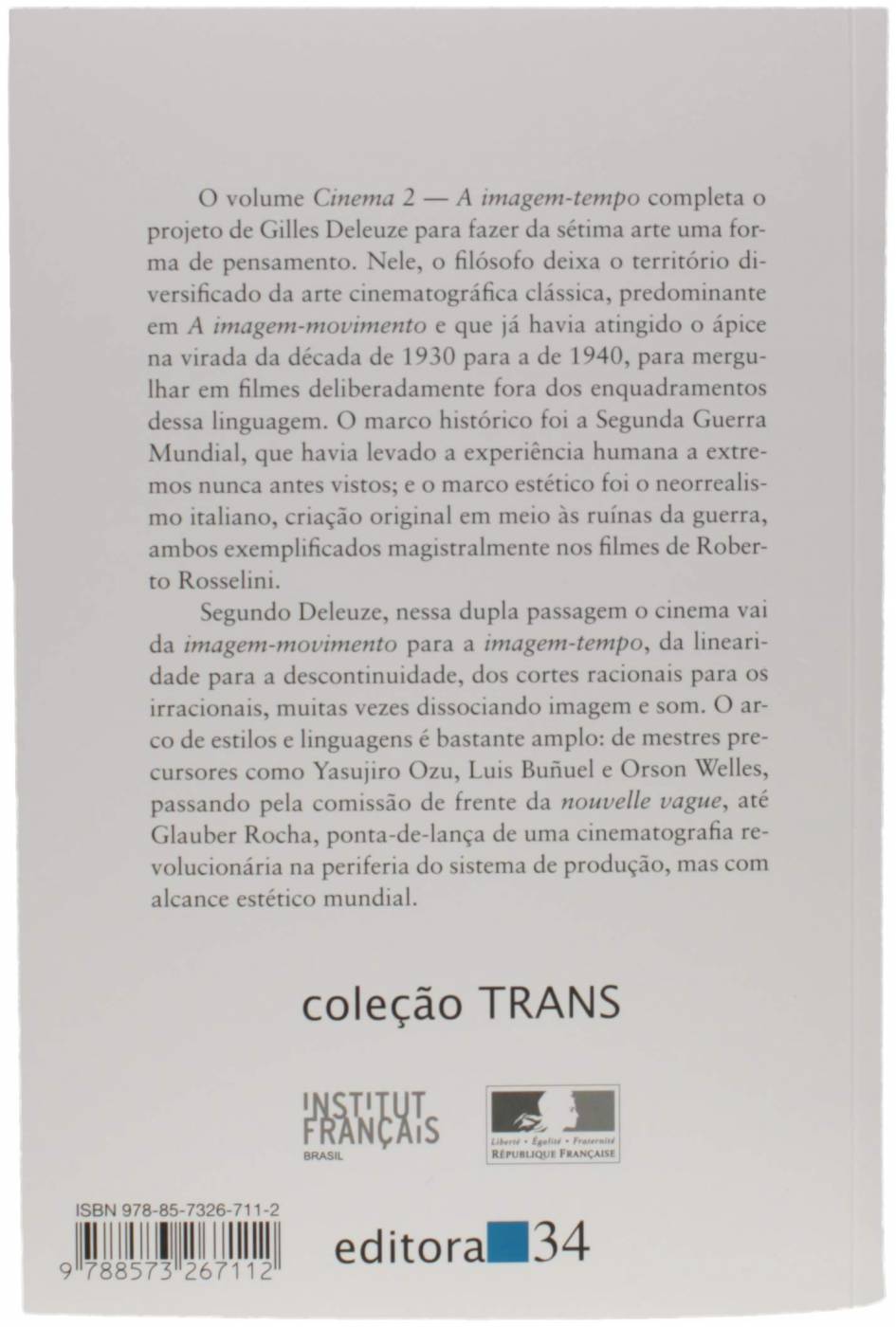Cinema 2: A imagem-tempo  - Gilles Deleuze