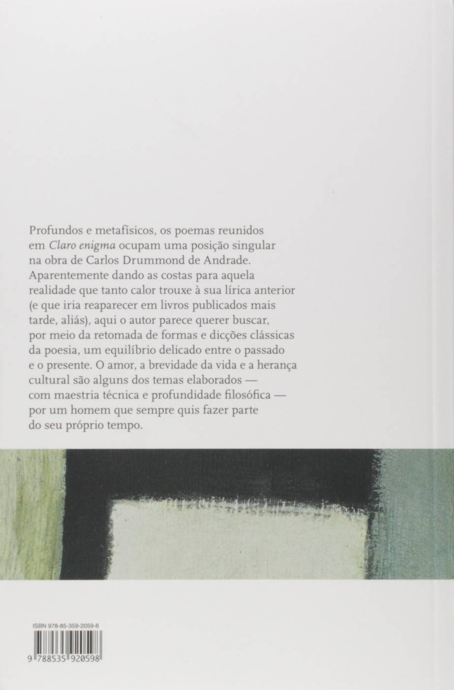 Claro Enigma - Carlos Drummond de Andrade