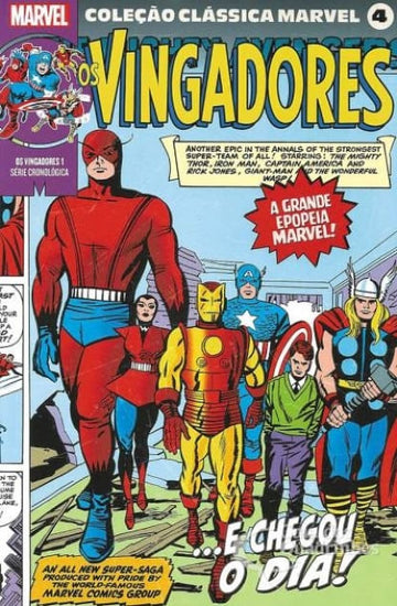 Coleção Clássica Marvel - Vol.04 - Vingadores Vol.01