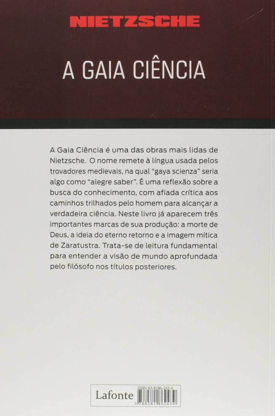 Coleção Grandes Obras do Pensamento Universal - A Gaia Ciência - Nietzsche
