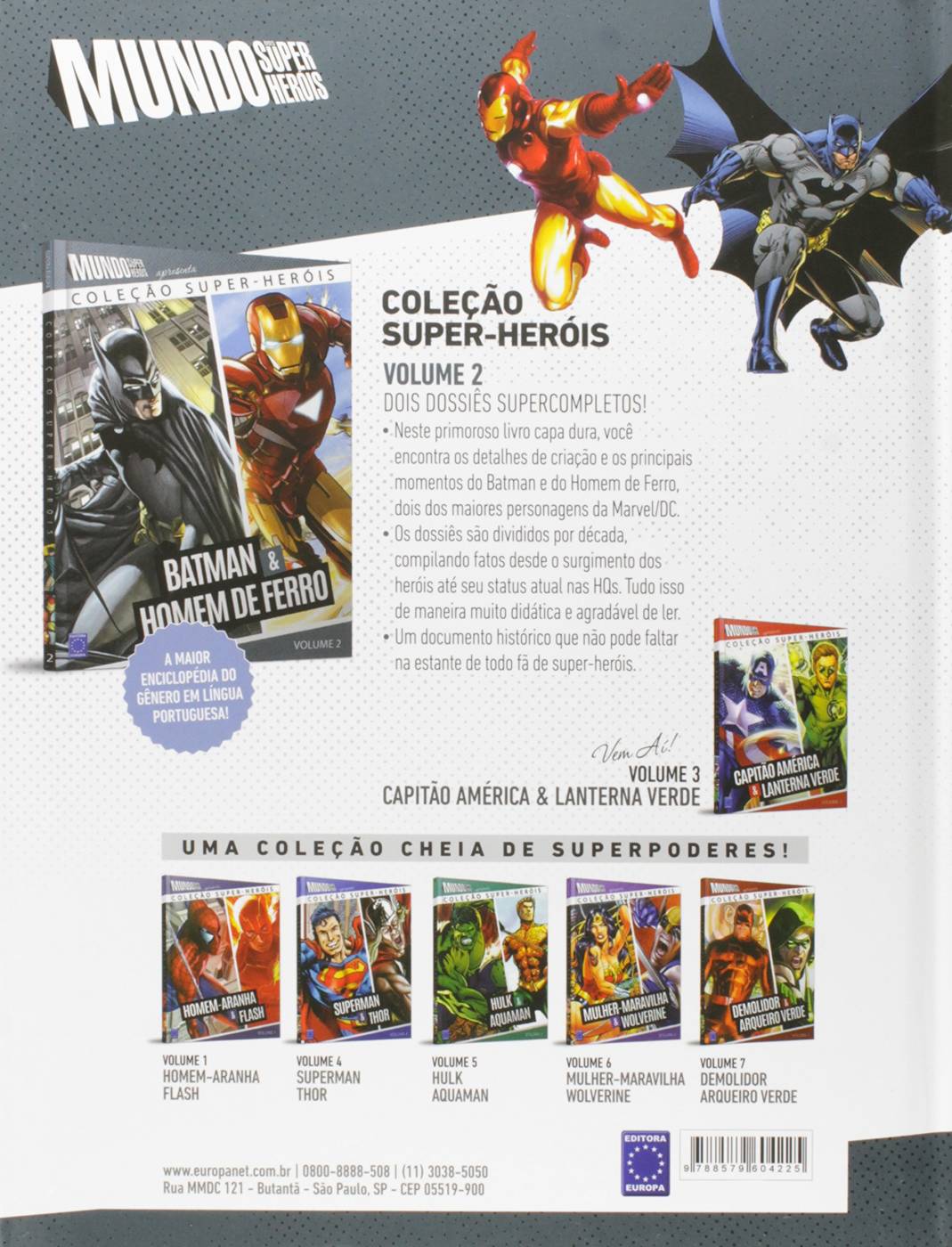 Coleção Super Heróis - Vol. 2 - Batman e Homem de Ferro