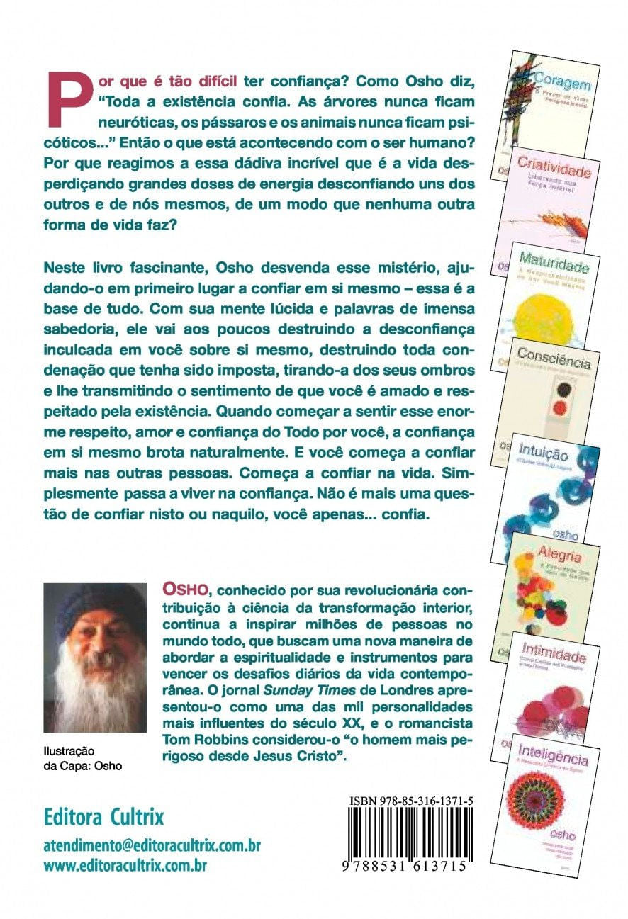 Confiança -  A Arte de se Entregar a Vida e Confiar em Si Mesmo - Osho