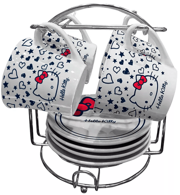 Conjunto de Xícaras - Hello Kitty