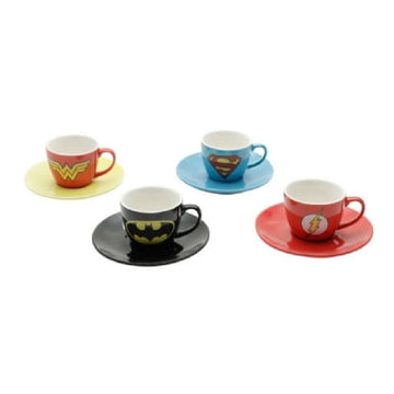 Conjunto de Xícaras - Logo Colorido Super Heroes