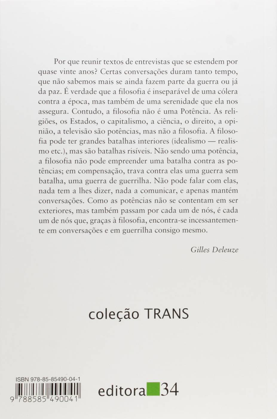 Conversações - Gilles Deleuze