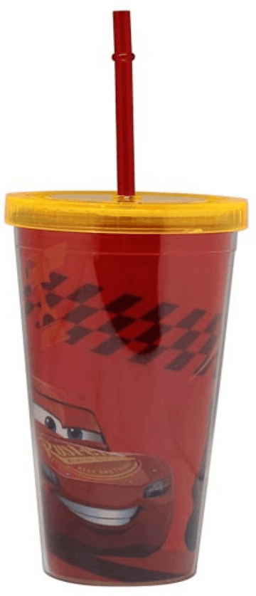 Copo Canudo Carros